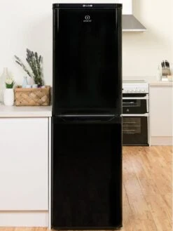 Indesit IBD5517B1 55cm Wide Fridge Freezer - Black -Appliance Pro 27GHQ SQ3 0000000004 BLACK SLd1