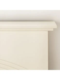 Adam Fires & Fireplaces Truro Electric Fireplace Suite With Brushed Steel Inset Fire -Appliance Pro 29UH2 SQ4 0000000168 IVORY SLd2