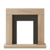 Adam Fires & Fireplaces Malmo Unfinished Oak Fire Surround -Appliance Pro 29UH4 SQ1 0000000006 OAK SLf