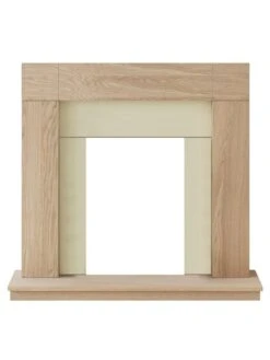 Adam Fires & Fireplaces Malmo Unfinished Oak Fire Surround 6 Adam Fires & Fireplaces Malmo Unfinished Oak Fire Surround -Appliance Pro 29UH4 SQ2 0000000006 OAK SLd