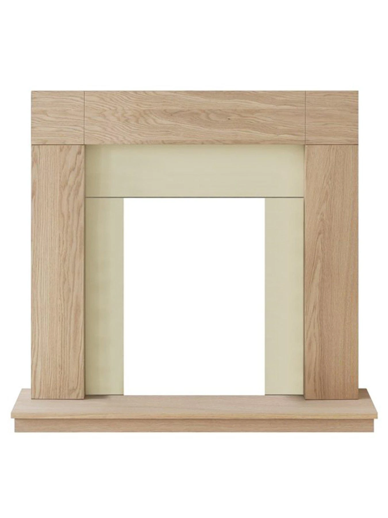 Adam Fires & Fireplaces Malmo Unfinished Oak Fire Surround 4 Adam Fires & Fireplaces Malmo Unfinished Oak Fire Surround - Image 2