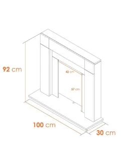 Adam Fires & Fireplaces Malmo Unfinished Oak Fire Surround 7 Adam Fires & Fireplaces Malmo Unfinished Oak Fire Surround -Appliance Pro 29UH4 SQ3 0000000006 OAK SLd1