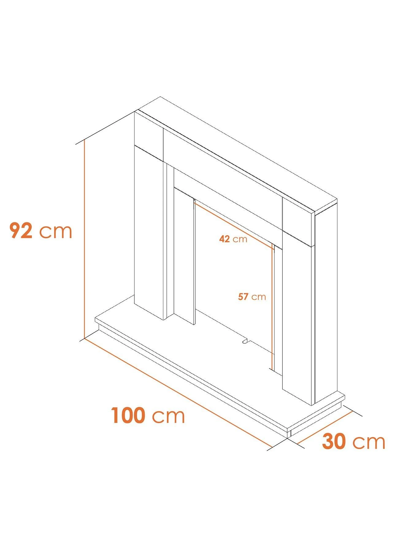Adam Fires & Fireplaces Malmo Unfinished Oak Fire Surround 5 Adam Fires & Fireplaces Malmo Unfinished Oak Fire Surround - Image 3