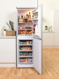 Indesit IBD5517S 55cm Fridge Freezer - Silver -Appliance Pro 2CT27 SQ4 0000000035 SILVER SLd2