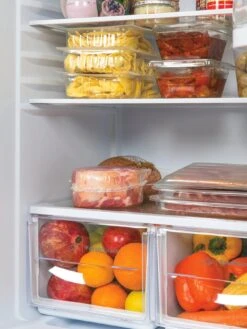 Indesit IBD5515S1 55cm Wide Fridge Freezer - Silver -Appliance Pro 3KUEV SQ6 0000000035 SILVER SLd4