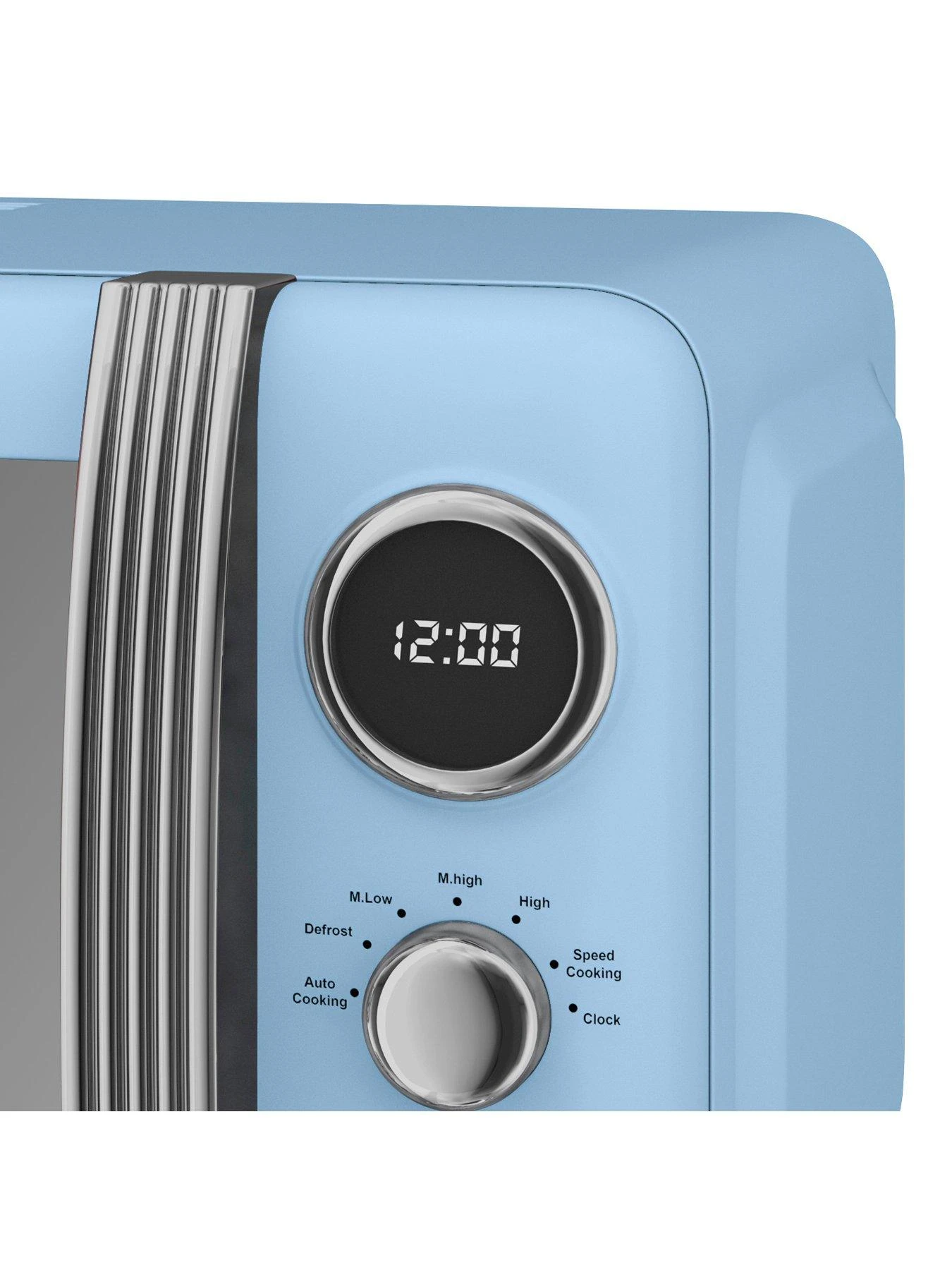 Swan SM22030BLN Retro 20-Litre Digital Microwave - Blue 6 Swan SM22030BLN Retro 20-Litre Digital Microwave - Blue - Image 4