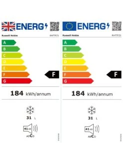 Russell Hobbs RHTTFZ1 Table Top Freezer -Appliance Pro 4AXJV SQ7 0000000013 WHITE ICf