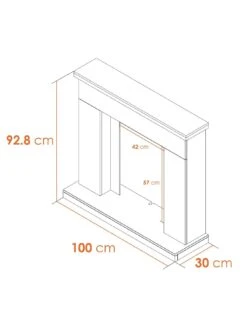 Adam Fires & Fireplaces Lomond Electric Fireplace Suite 13 Adam Fires & Fireplaces Lomond Electric Fireplace Suite -Appliance Pro 4VTUW SQ6 0000000013 WHITE SLd4