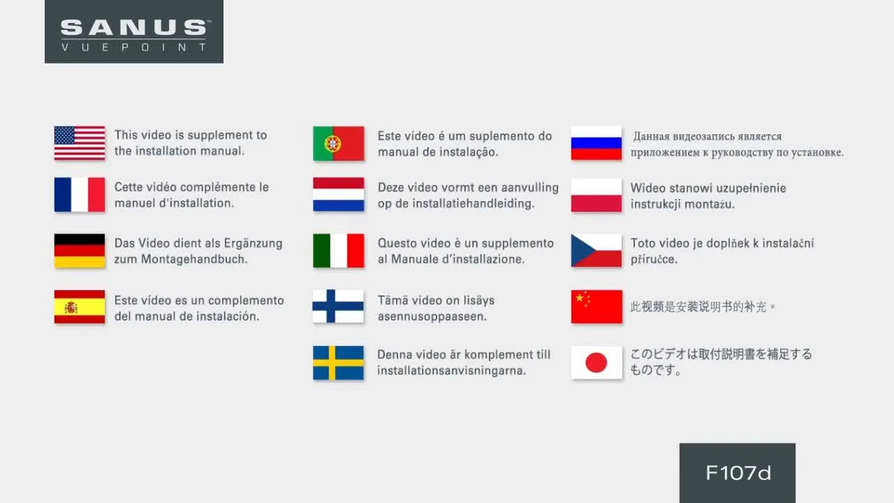 SANUS F107D-B2 Full Motion 13-40" TV Bracket 8 SANUS F107D-B2 Full Motion 13-40" TV Bracket - Image 6