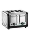 Dualit Architect Brushed Stainless Steel 4-Slice Toaster -Appliance Pro KMUXJ SQ1 0000000004 BLACK SLf