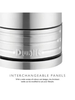 Dualit Architect Brushed Stainless Steel 1.7L Kettle -Appliance Pro KMUXP SQ5 0000000035 SILVER SLd3