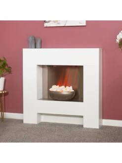 Adam Fires & Fireplaces Cubist Electric Fireplace Suite -Appliance Pro KO121 SQ4 0000000099 N A SLd2