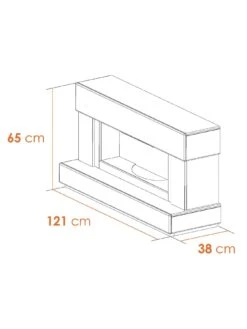 Adam Fires & Fireplaces Verona White/Grey Electric Fireplace Suite 11 Adam Fires & Fireplaces Verona White/Grey Electric Fireplace Suite -Appliance Pro KO183 SQ5 0000000099 N A SLd3