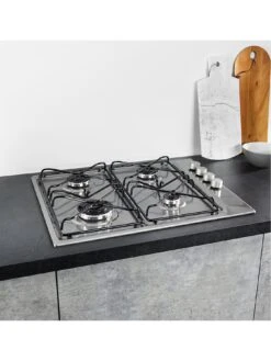 Hotpoint PAN642IXH 58cm Wide Built-in Hob With FSD - Stainless Steel -Appliance Pro KYECY SQ3 0000000166 STAINLESS STEEL SLd1