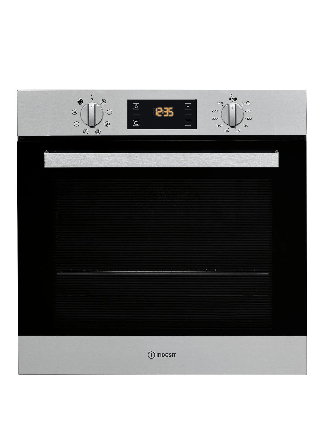 Indesit Aria IFW6340IXUK Built-In, Fan-Assisted, Single Electric Oven - Stainless Steel 3 Indesit Aria IFW6340IXUK Built-In, Fan-Assisted, Single Electric Oven - Stainless Steel