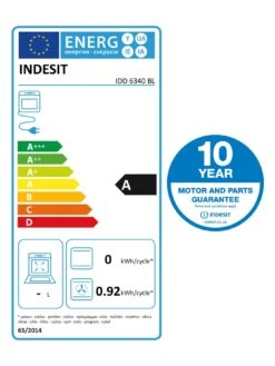 Indesit Aria IDD6340BL Built-in Double Electric Oven - Black 9 Indesit Aria IDD6340BL Built-in Double Electric Oven - Black -Appliance Pro L644N SQ6 0000000004 BLACK SLd4