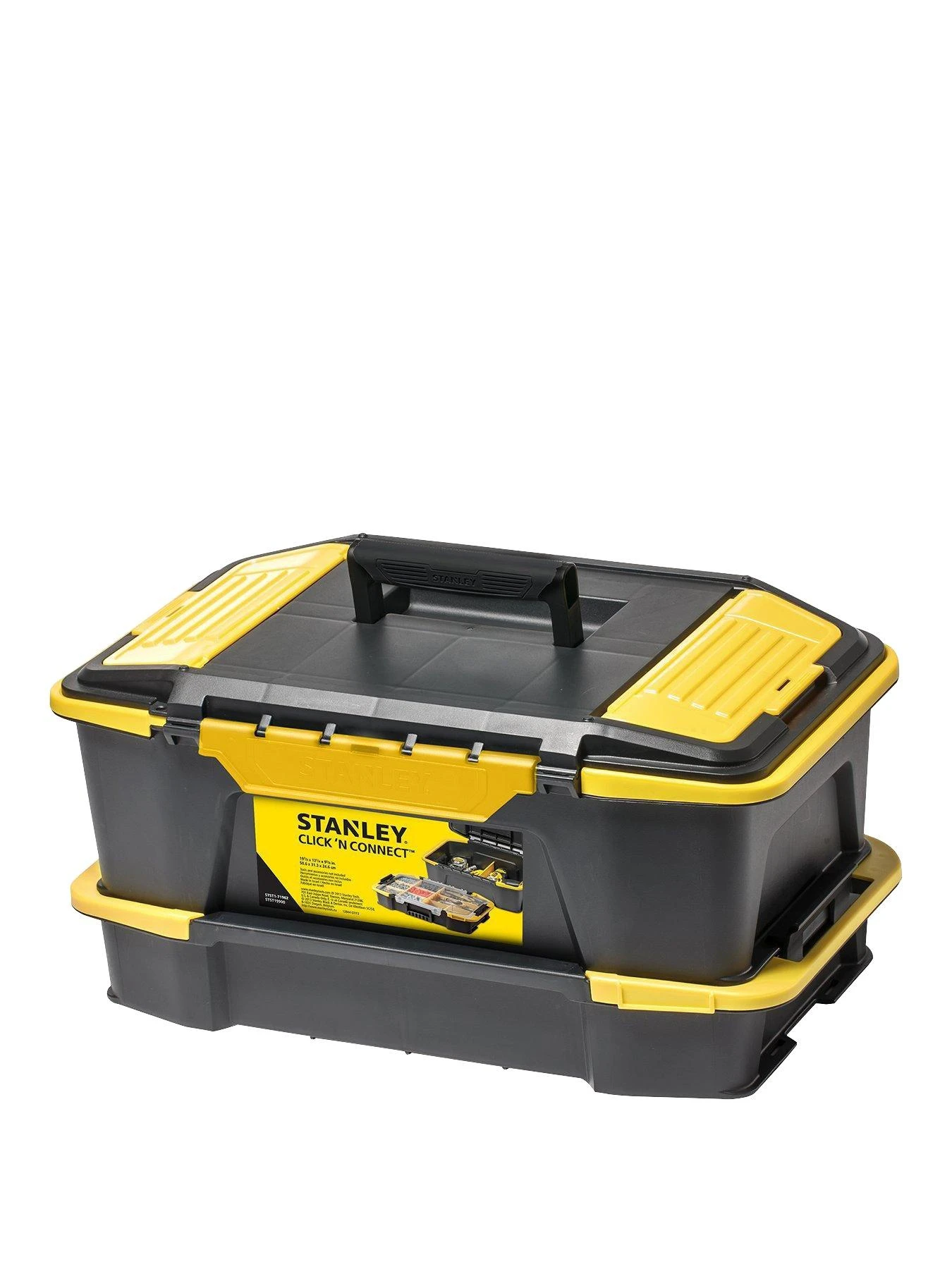 Stanley Click and Connect Deep Tool Box With Organiser 3 Stanley Click and Connect Deep Tool Box With Organiser