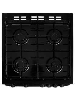 Beko KDG611K 60cm Wide Double Oven Gas Cooker With Full Width Gas Grill - Black -Appliance Pro LA7Y4 SQ3 0000000004 BLACK SLd1