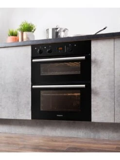 Hotpoint Class 2 DU2540BL 60cm Electric Built-Under Double Oven - Black -Appliance Pro LK3PQ SQ3 0000000004 BLACK SLd1