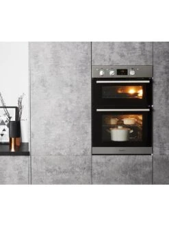 Hotpoint Class 2 DD2540IX 60cm Electric Built In Double Oven - Stainless Steel -Appliance Pro LK3PT SQ3 0000000166 STAINLESS STEEL SLd1