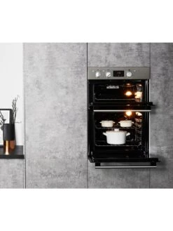 Hotpoint Class 2 DD2540IX 60cm Electric Built In Double Oven - Stainless Steel -Appliance Pro LK3PT SQ4 0000000166 STAINLESS STEEL SLd2