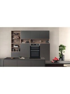 Hotpoint Class 2 DD2844CIX 60cm Built-In Double Electric Oven - Stainless Steel/Black -Appliance Pro LK3PX SQ5 0000000166 STAINLESS STEEL SLd3