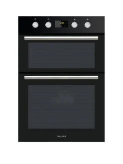 Hotpoint Class 2 DD2844CBL 60cm Built-In Double Electric Oven - Black