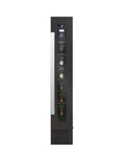 Candy CCVS15UK Built In Wine Cooler, 7 Bottle Capacity - Black -Appliance Pro LPPE4 SQ5 0000000004 BLACK SLd3