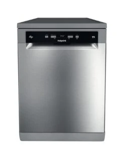 Hotpoint HFC3C26WCX UK Full Size 14-Place Dishwasher With Quick Wash And 3D Zone Wash - Silver