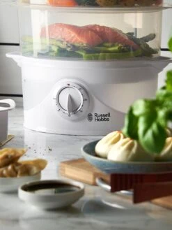 Russell Hobbs Your Creations 3 Tier Food Steamer - 21140 -Appliance Pro LTTG4 SQ4 0000000013 WHITE SLd2
