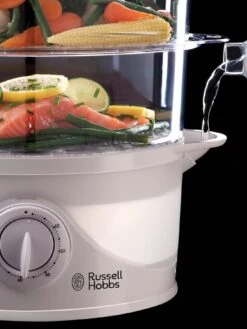 Russell Hobbs Your Creations 3 Tier Food Steamer - 21140 -Appliance Pro LTTG4 SQ5 0000000013 WHITE SLd3
