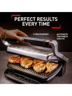 Tefal GC722D40 Optigrill+ XL Health Grill, 9 Automatic Settings And Cooking Sensor - Stainless Steel -Appliance Pro LU6VF SQ3 0000000088 NO COLOR SLd1