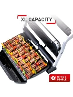 Tefal GC722D40 Optigrill+ XL Health Grill, 9 Automatic Settings And Cooking Sensor - Stainless Steel -Appliance Pro LU6VF SQ4 0000000088 NO COLOR SLd2