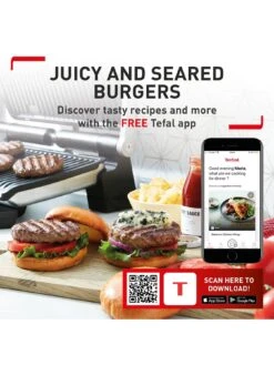 Tefal GC722D40 Optigrill+ XL Health Grill, 9 Automatic Settings And Cooking Sensor - Stainless Steel -Appliance Pro LU6VF SQ5 0000000088 NO COLOR SLd3