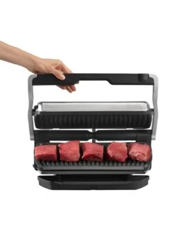 Tefal GC722D40 Optigrill+ XL Health Grill, 9 Automatic Settings And Cooking Sensor - Stainless Steel -Appliance Pro LU6VF SQ6 0000000088 NO COLOR SLd4