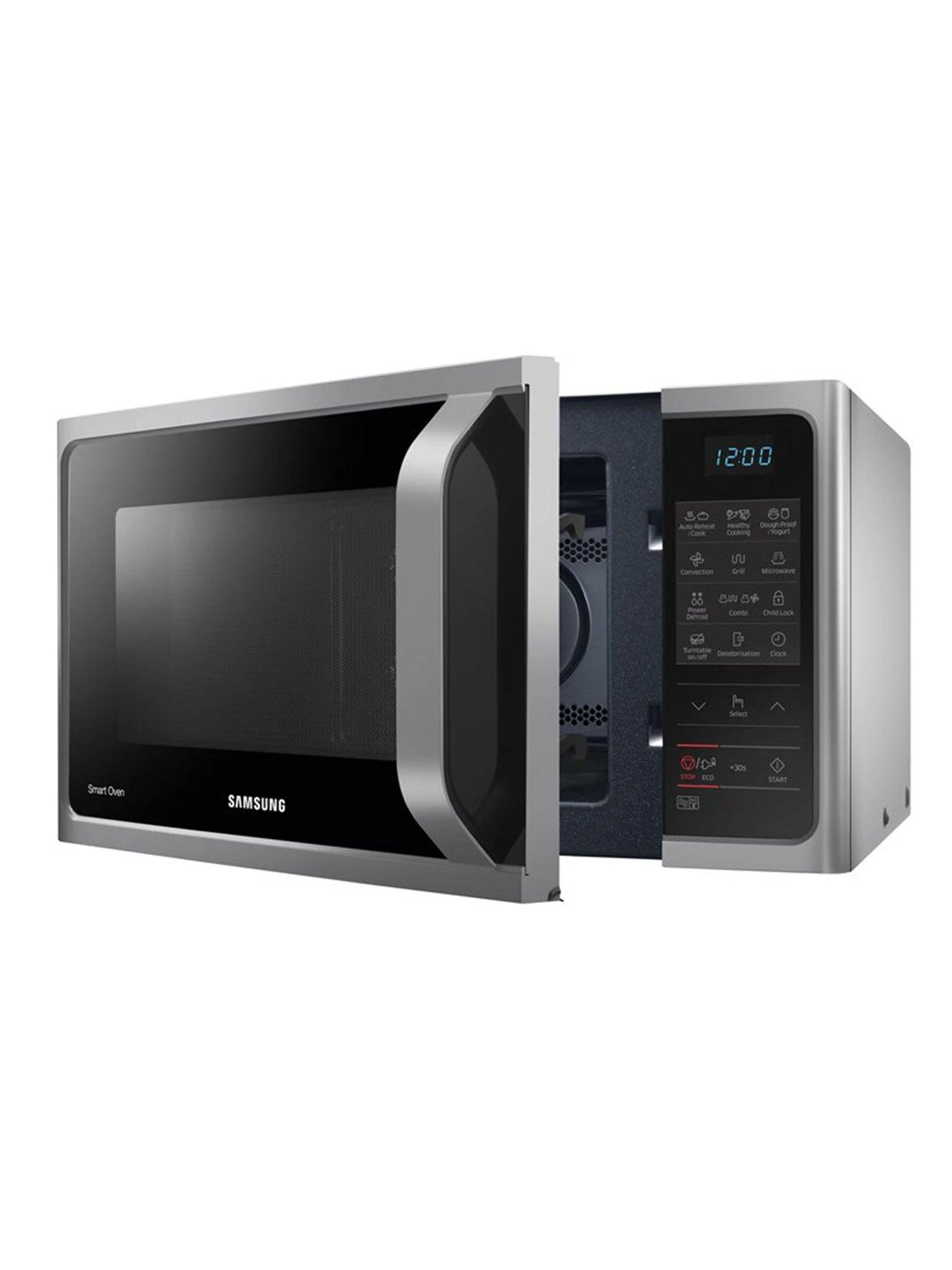 Samsung MC28H5013AS/EU 28-Litre Convection Microwave Oven With Ceramic Enamel Interior - Silver 5 Samsung MC28H5013AS/EU 28-Litre Convection Microwave Oven With Ceramic Enamel Interior - Silver - Image 3