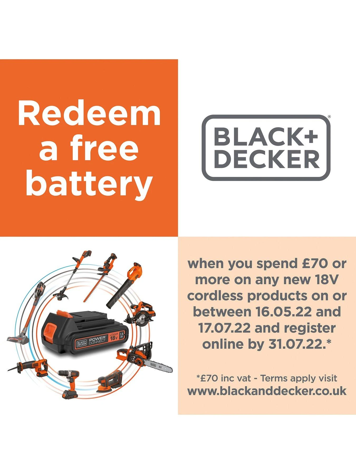 Black & Decker 18V Combi Hammer Drill BCD700S1K-GB 8 Black & Decker 18V Combi Hammer Drill BCD700S1K-GB - Image 6