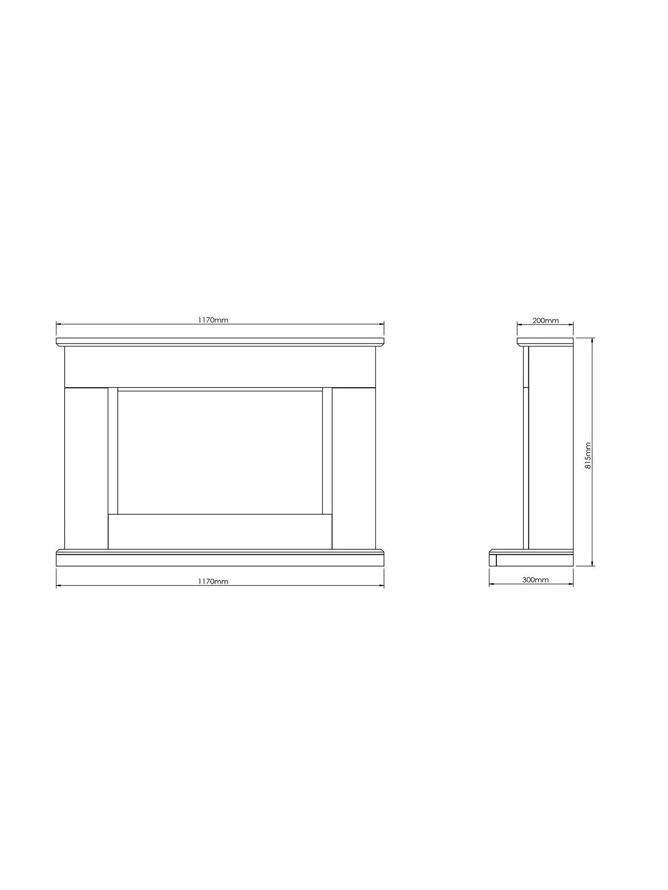 Be Modern Hansford Electric Fireplace Suite 5 Be Modern Hansford Electric Fireplace Suite - Image 3