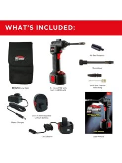 Air Hawk Pro Cordless Digital Tyre Inflator - Air Compressor Pump -Appliance Pro MQNLG SQ3 0000000099 N A SLd1