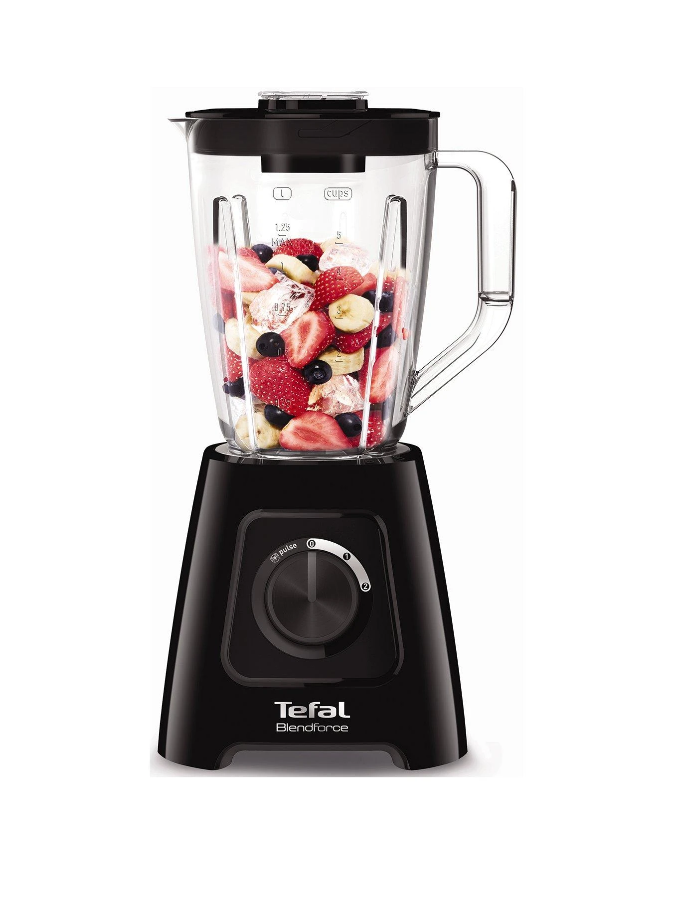 Tefal BL420840 Blendforce II Blender With Plastic Jug - Black 3 Tefal BL420840 Blendforce II Blender With Plastic Jug - Black