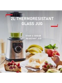 Tefal BL811D40 Perfect Mix+ 1200W High-Speed Blender - Stainless Steel And Dark Grey -Appliance Pro MTRQR SQ4 0000000099 N A SLd1