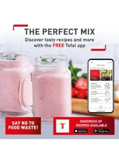 Tefal BL811D40 Perfect Mix+ 1200W High-Speed Blender - Stainless Steel And Dark Grey -Appliance Pro MTRQR SQ6 0000000099 N A SLd1