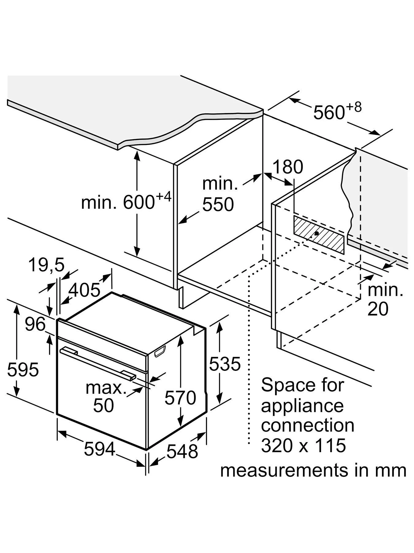 Bosch Serie 4 HBS573BS0B Built-In Single Oven With AutoPilot - Stainless Steel 8 Bosch Serie 4 HBS573BS0B Built-In Single Oven With AutoPilot - Stainless Steel - Image 6
