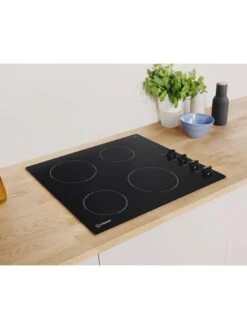 Indesit RI860C 60cm Built-in Ceramic Hob - Black -Appliance Pro MXL3U SQ3 0000000004 BLACK SLd1
