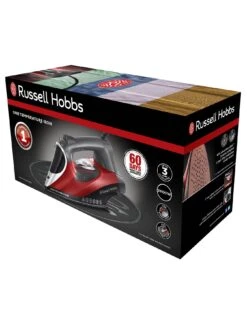 Russell Hobbs One Temperature Steam Iron - 25090 -Appliance Pro MY9UR SQ6 0000000064 RED BLACK SLd4