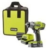RYOBI R18IW3-120S 18V ONE+ Cordless 3 Speed Impact Wrench Starter Kit (1 X 2.0Ah) -Appliance Pro N4NCU SQ1 0000000088 NO COLOR SLf