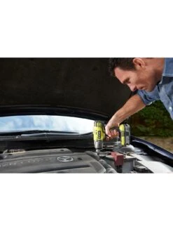 RYOBI R18IW3-120S 18V ONE+ Cordless 3 Speed Impact Wrench Starter Kit (1 X 2.0Ah) -Appliance Pro N4NCU SQ3 0000000088 NO COLOR SLd1