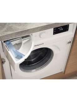 Hotpoint BIWMHG71483UKN 7kg Load, 1400 Spin Integrated Washing Machine - White -Appliance Pro NDA9Y SQ5 0000000013 WHITE SLd3
