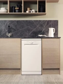 Hotpoint HSFE1B19UKN 10-Place Slimline Dishwasher With Quick Wash - White -Appliance Pro NEHQE SQ3 0000000013 WHITE SLd1