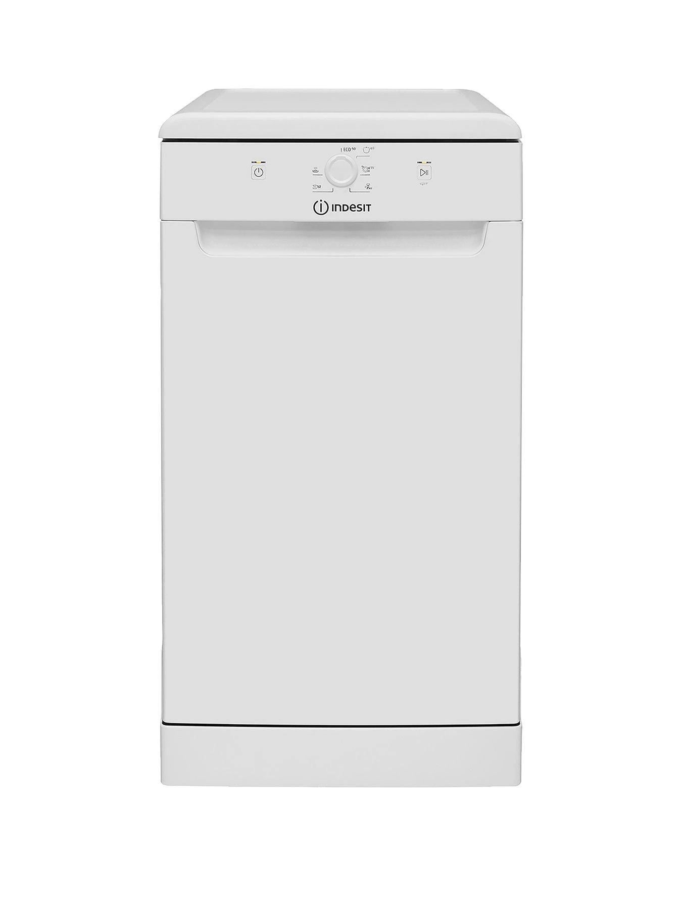 Indesit DSFE1B10UKN 10-Place Slimline Dishwasher With Quick Wash - White 3 Indesit DSFE1B10UKN 10-Place Slimline Dishwasher With Quick Wash - White